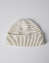 Cashmere English Rib Beanie