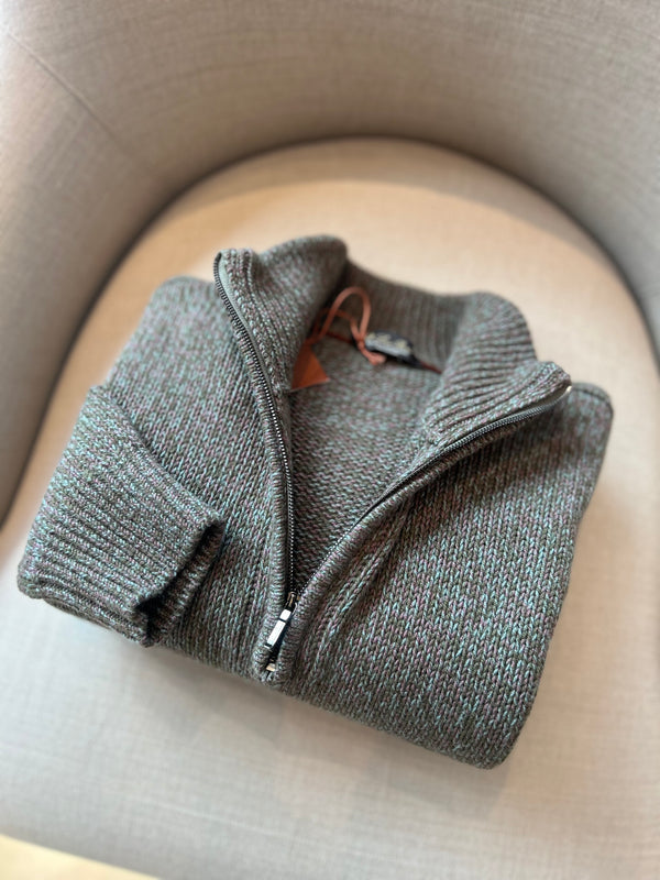 Clifford Mezzocolo Sweater - Soil & Avon Melange