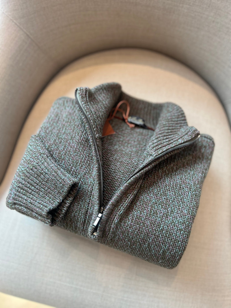 Clifford Mezzocolo Sweater - Soil & Avon Melange