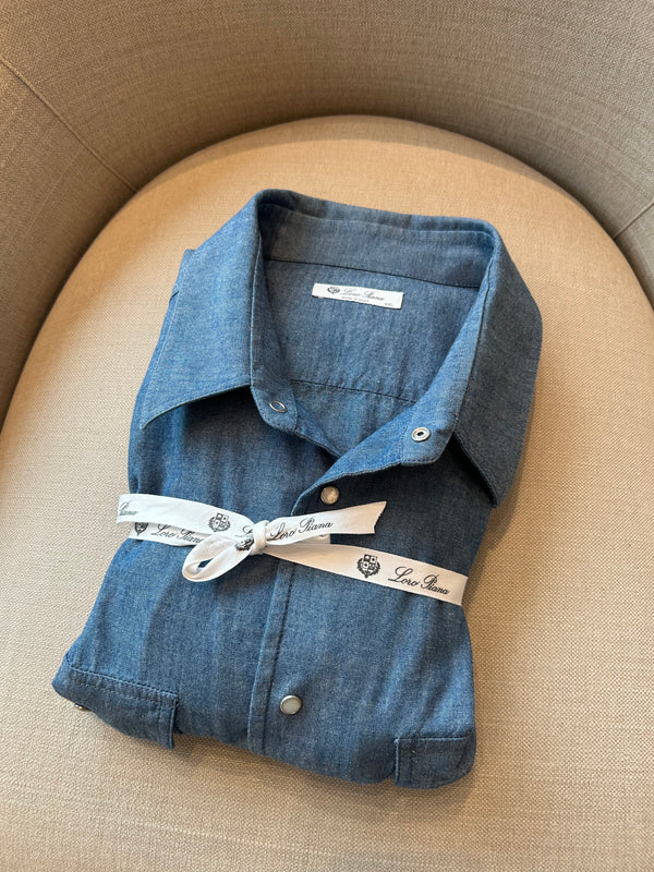 Thomas Snap Chambray Shirt