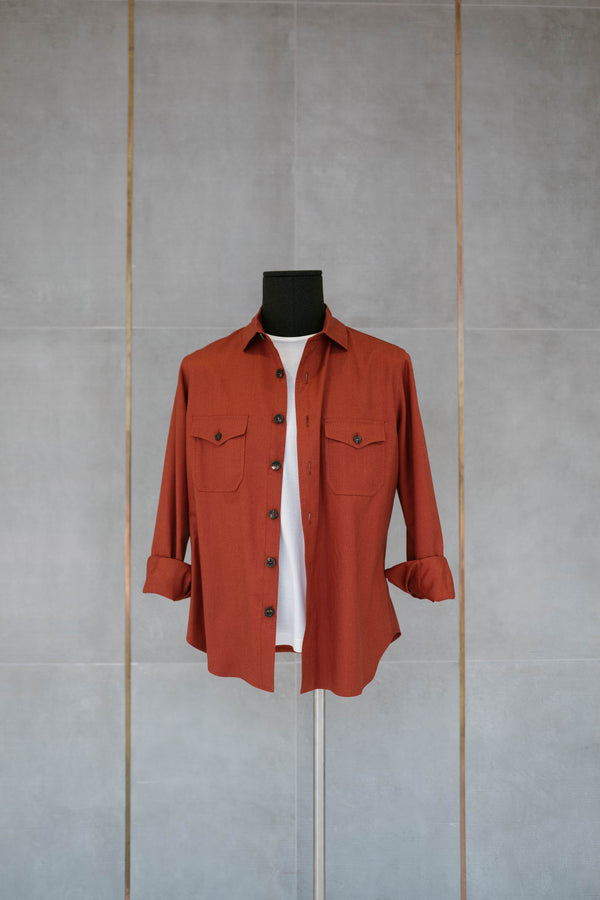 Silk Overshirt Jacket