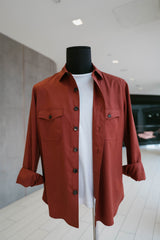 Silk Overshirt Jacket