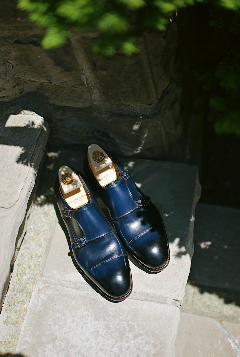 Double Monk Strap Shoes in Oceano